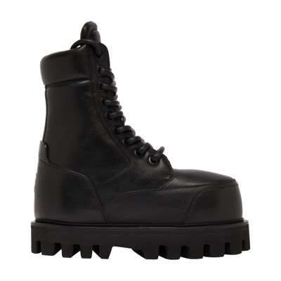 Alexander Mcqueen Nappa Ankle Boots In Black
