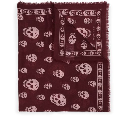 MCQUEEN Skull scarf