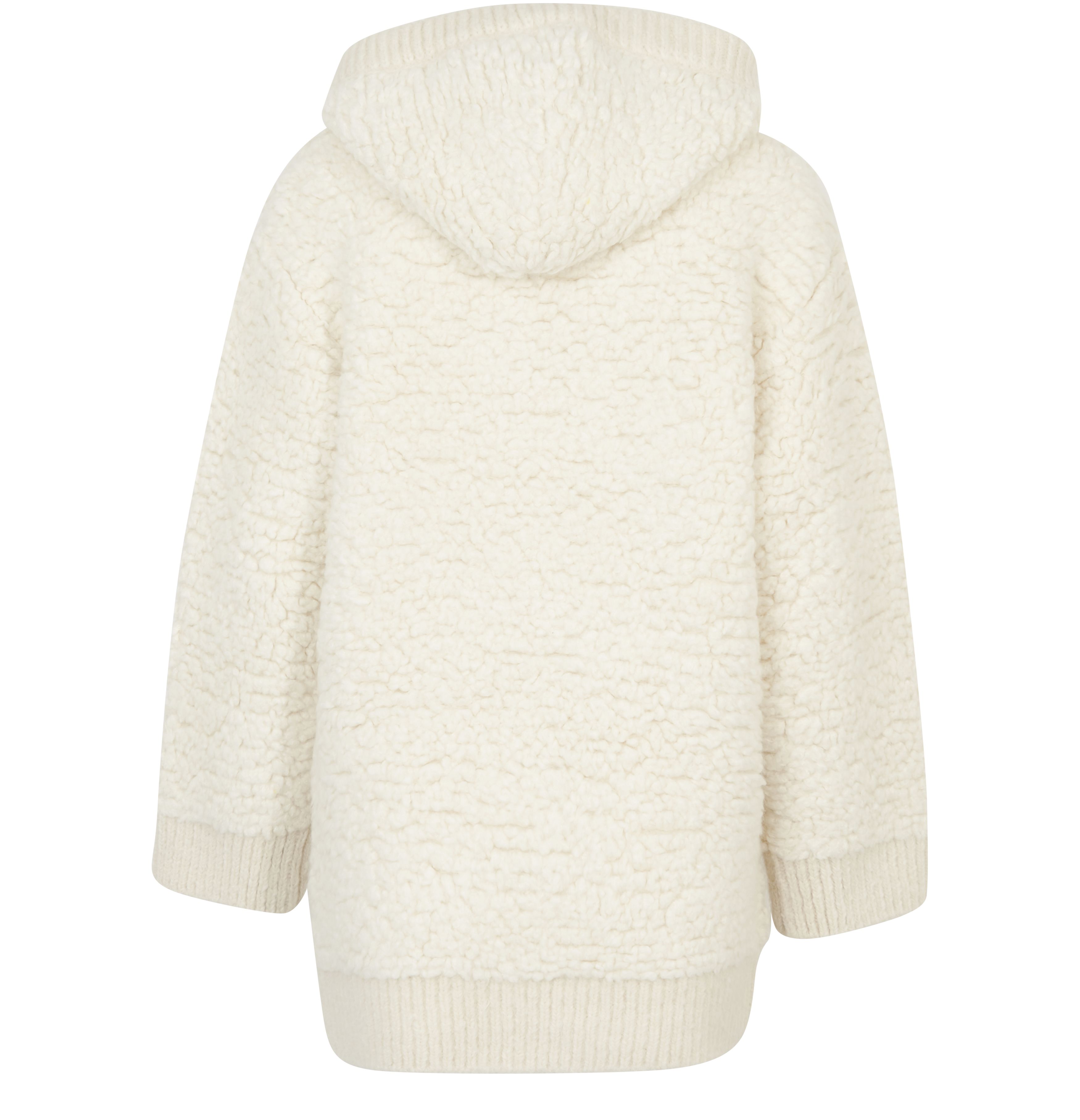 Sweater with hood in alpaca wool thumbnail 3