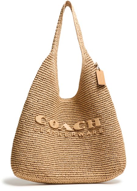 Straw brooklyn 39 shoulder bag - COACH