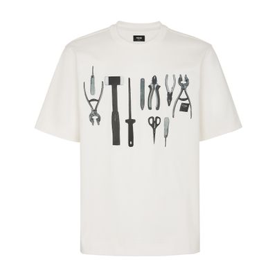 Fendi T-shirt In Beige