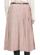 Bottega Veneta直営店 チェックコットン ムーライン スカート コットン チェック スカート レディース | BOTTEGA VENETA | 24S
