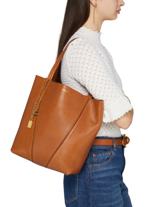 CHLOE Chloe Spin grained leather tote bag