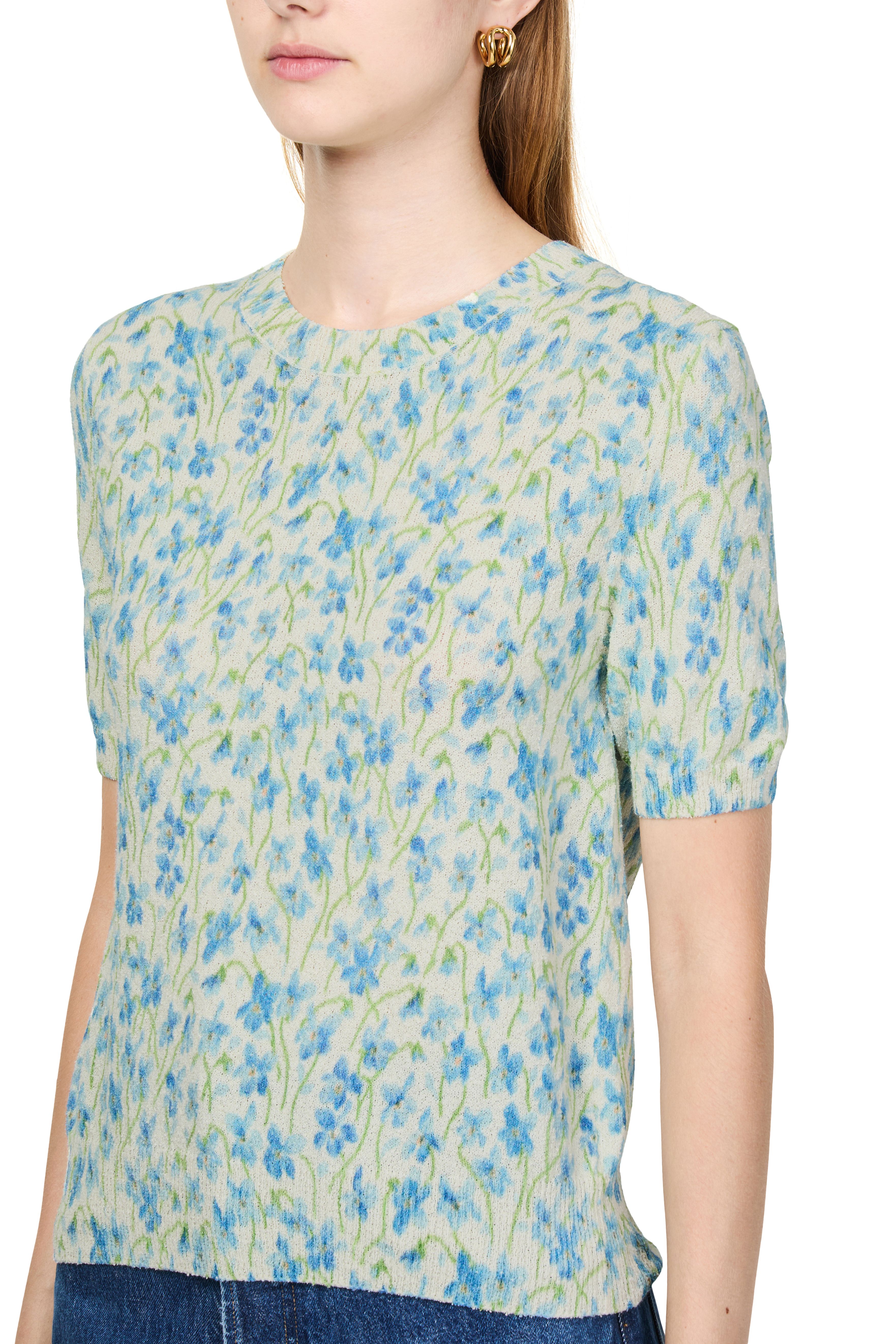 Short sleeve sweater thumbnail 4