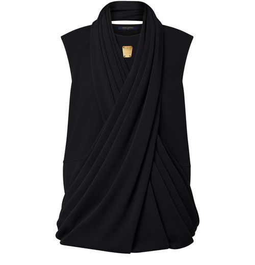 LOUIS VUITTON Hybrid Draped Knit Top 