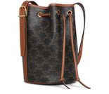 small drawstring bag in triomphe canvas