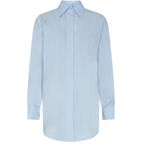 LOEWE Draped cotton shirt