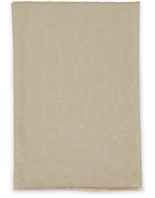 MAX MARA Whisky logo scarf