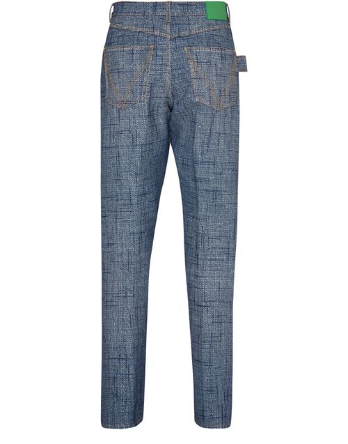 BOTTEGA VENETA Denim print pants