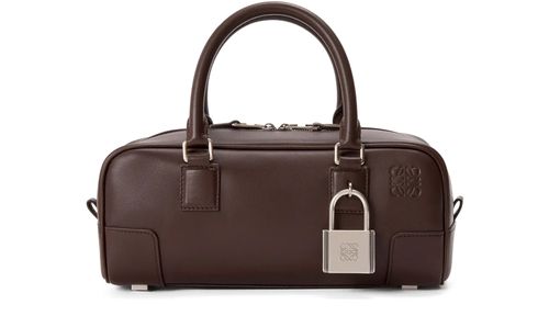 LOEWE Sac Amazona 23 Cropped en cuir de veau brillant