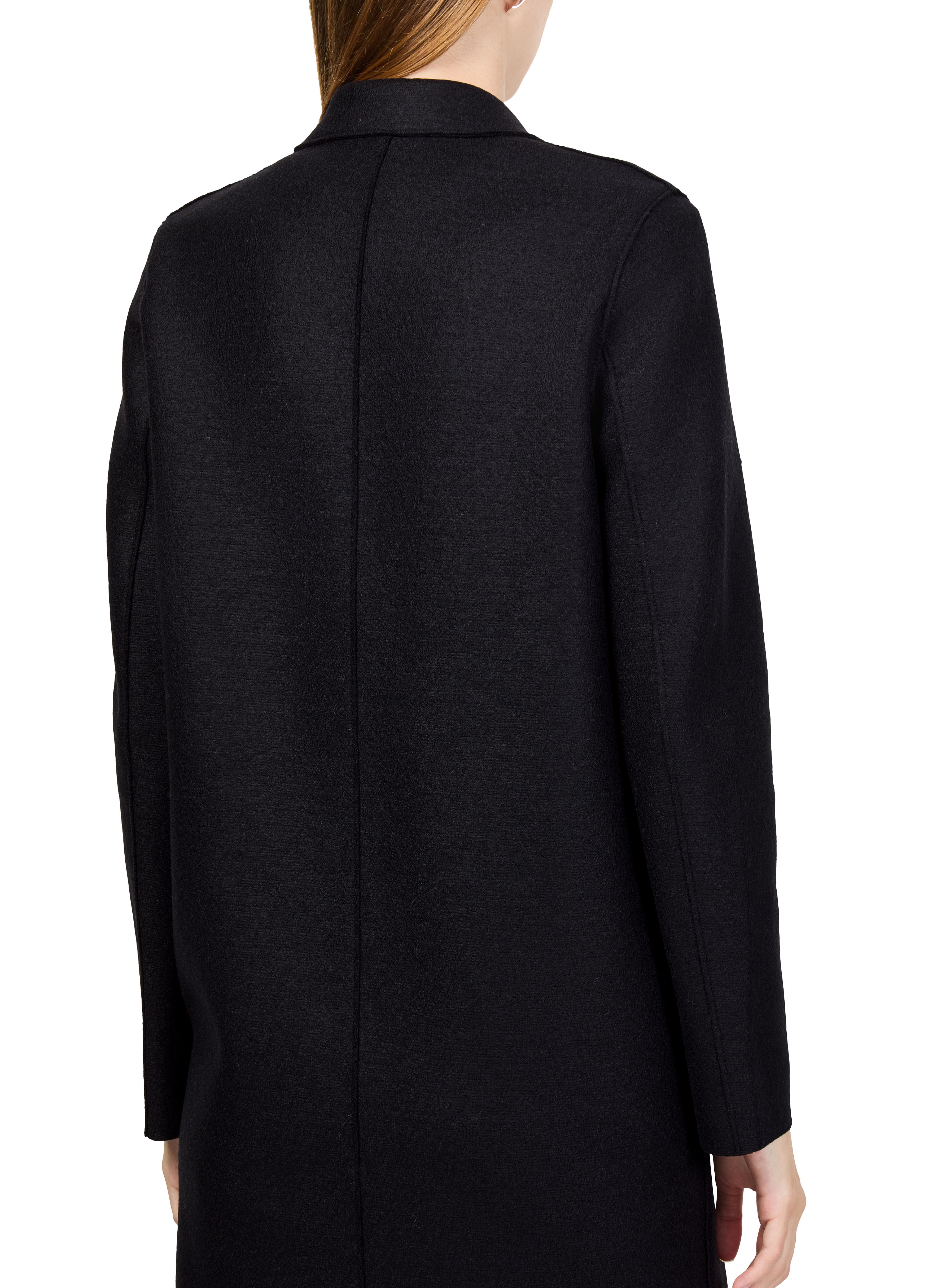 Cocoon pressed wool coat thumbnail 5