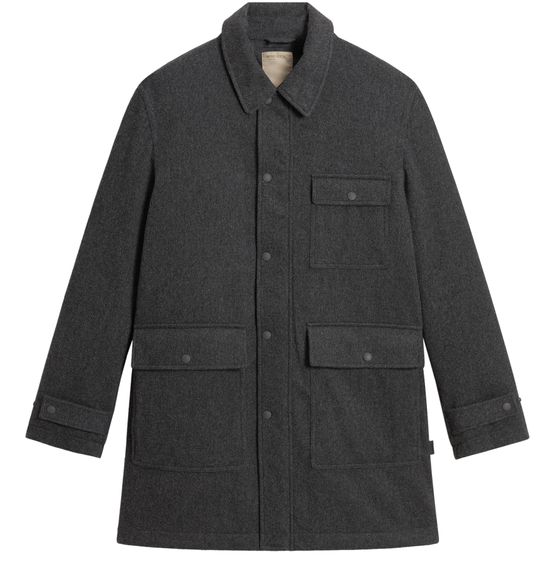 papas × くずせ Loro Piana Wool coat gray L