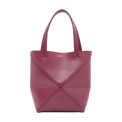 Loewe Puzzle Mini Tote Bag In Pink