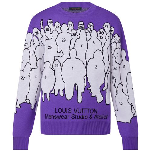 LOUIS VUITTON Studio Jacquard Crewneck