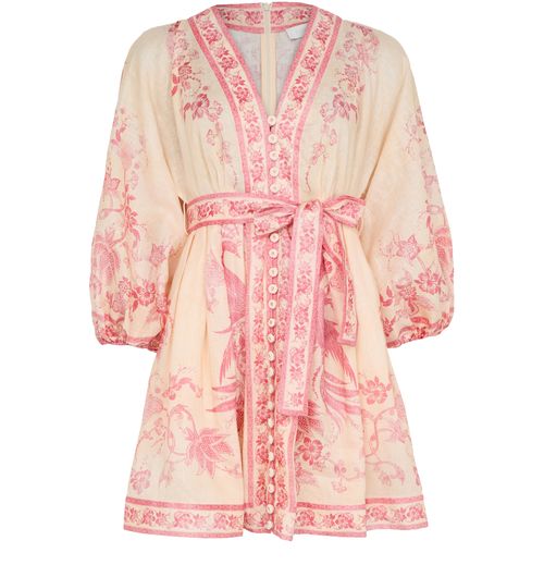 ZIMMERMANN Lucky plunge mini dress