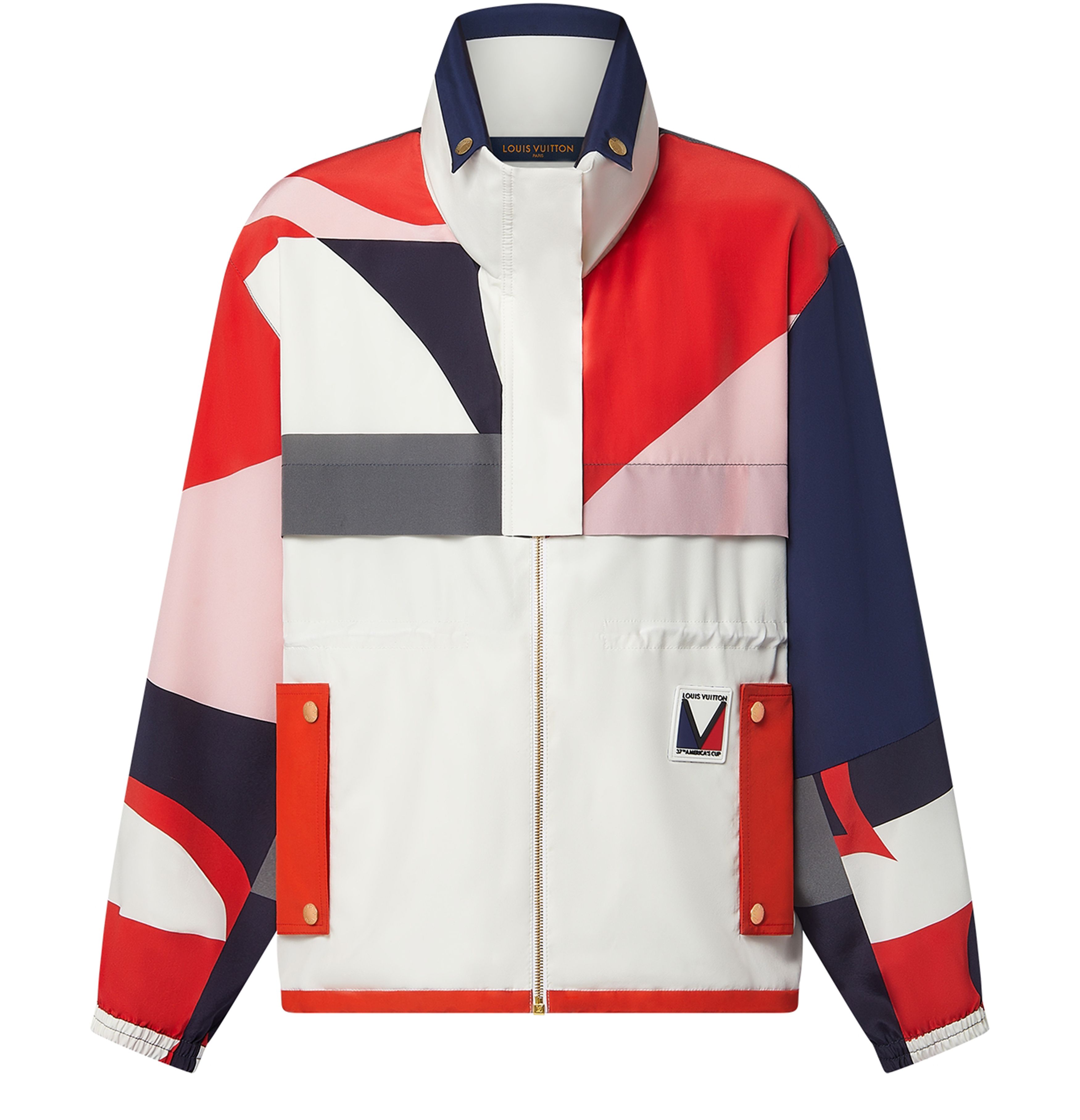 LV x AC Geometric Print Parka