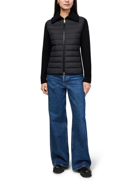 MONCLER Bi-material jacket