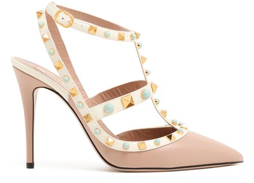VALENTINO GARAVANI Rockstud pumps with strap