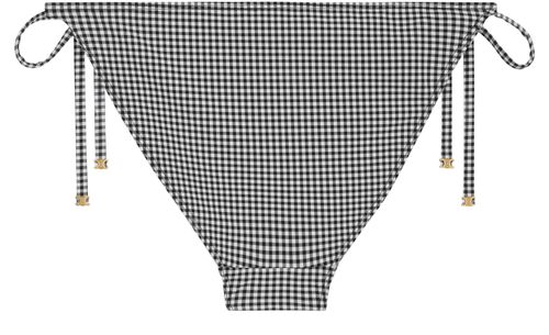 CELINE Triomphe swimsuit botton in vichy jersey