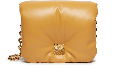 LOEWE Goya Puffer quilted bag