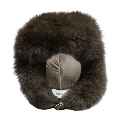 Wool and fox fur chapka