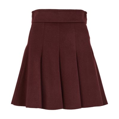 Max Mara Brava Mini Skirt In Brown