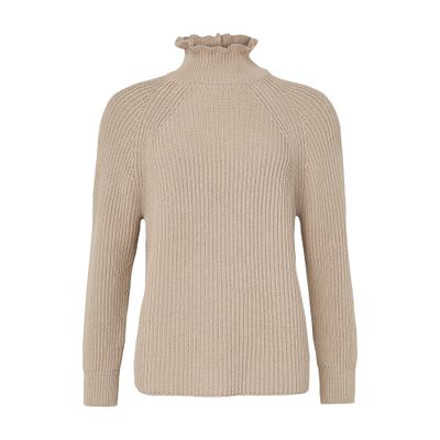 Max Mara Rollneck Sweater In Brown