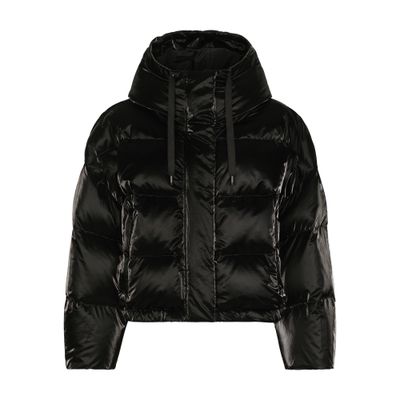 Dolce & Gabbana Coated-finish Puffer Jacket In Multicolor
