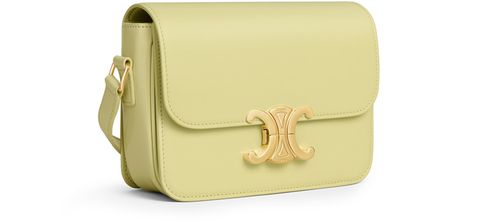 CELINE Teen triomphe bag in shiny calfskin