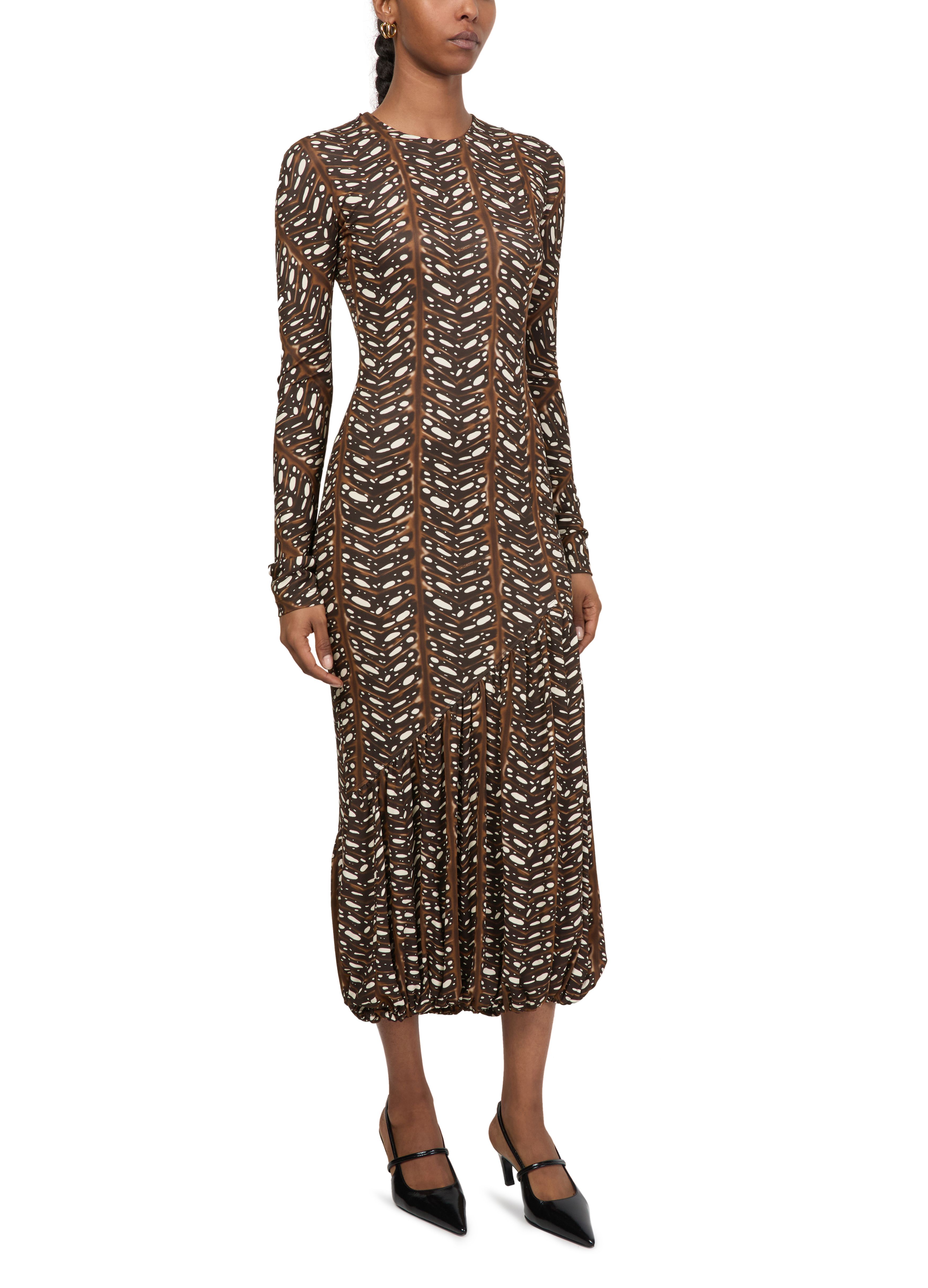Jersey viscose long dress thumbnail 6