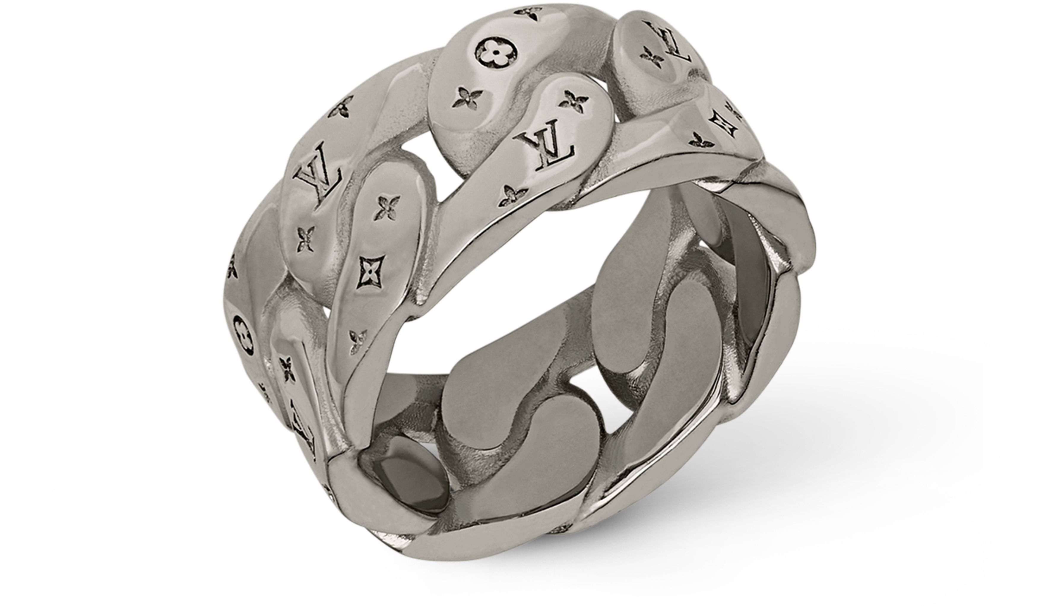 LV Mosaic Cuban Ring thumbnail 3