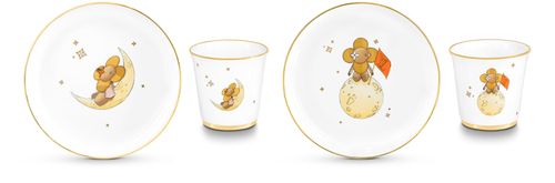 LOUIS VUITTON Vivienne Moon Plate and Cup Set