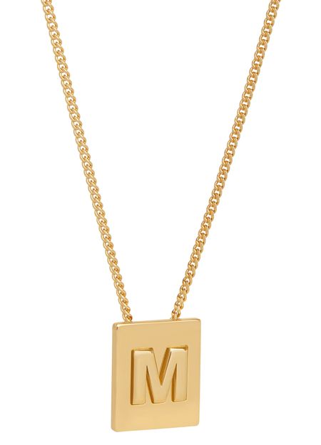 Celine necklace alphabet buy hotsell