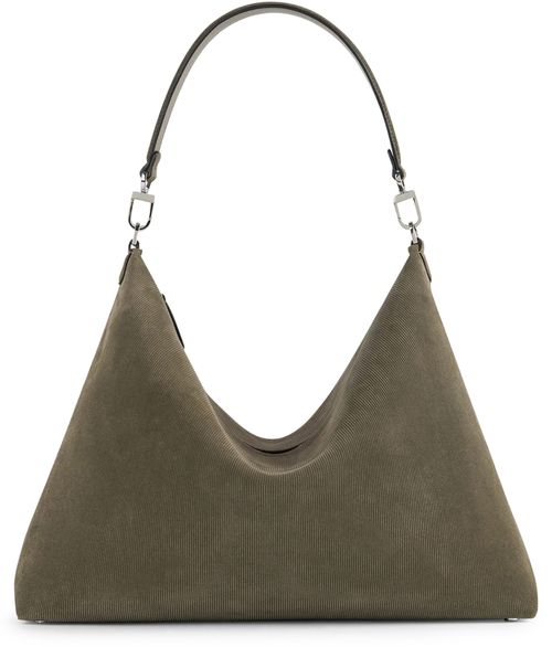 TOTEME Bevel medium bag in cord-suede