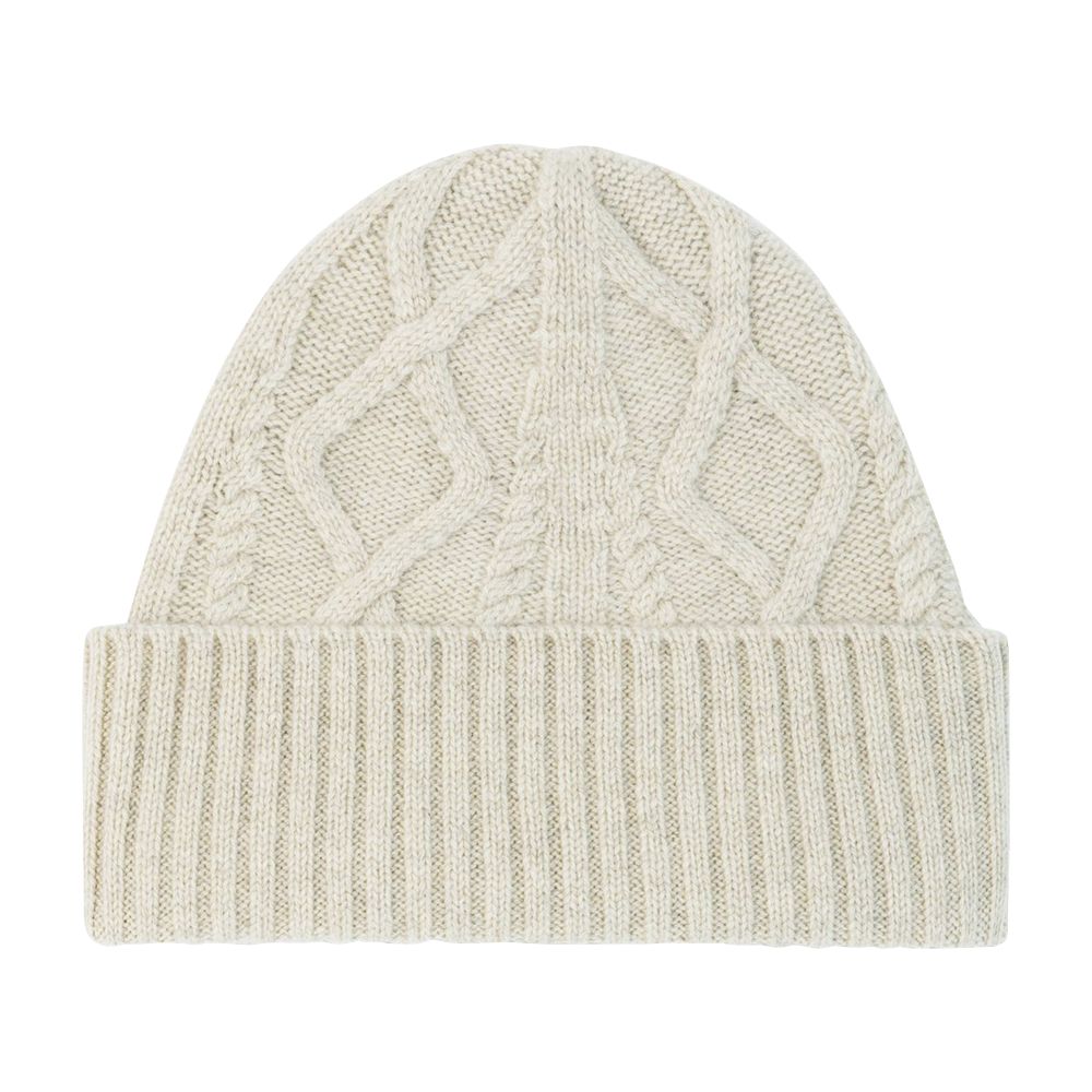 Cable knit beanie thumbnail 4