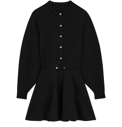 CELINE Mini dress in wool
