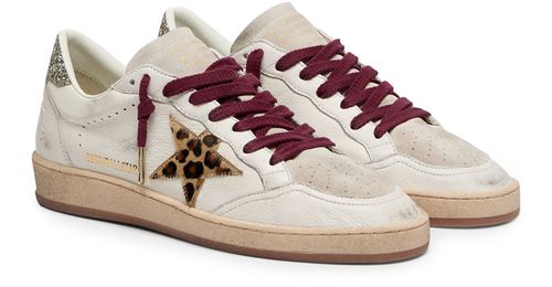 GOLDEN GOOSE Ball Star star-print fabric sneakers