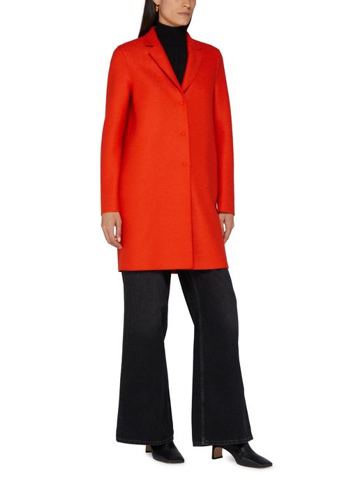 HARRIS WHARF LONDON Cocoon in felted wool coat