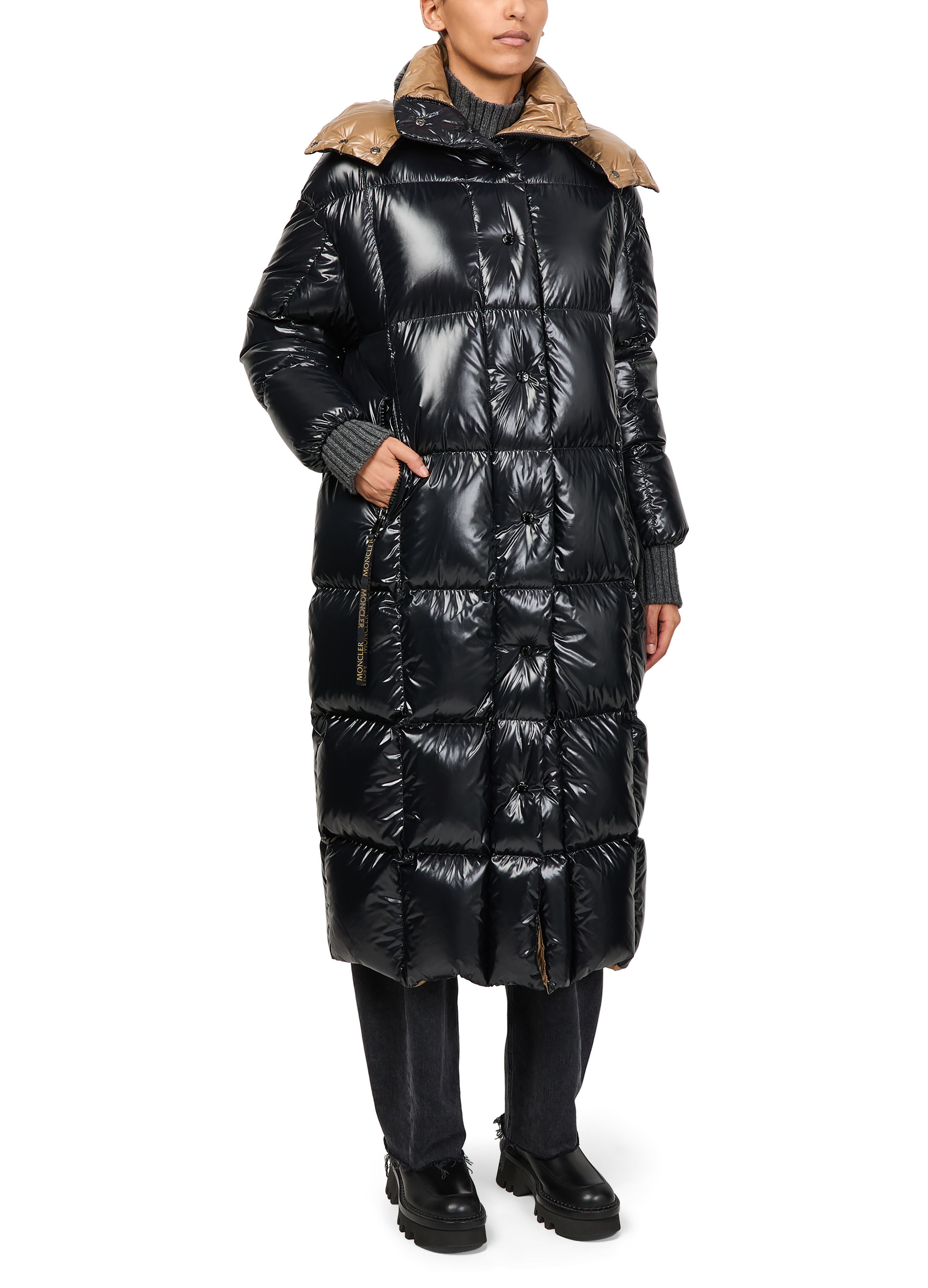 Panalba long puffer jacket thumbnail 7