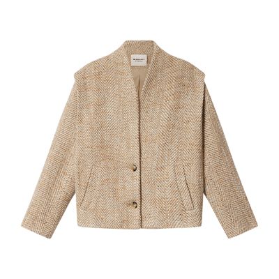 Isabel Marant Drogo Jacket In Neutral
