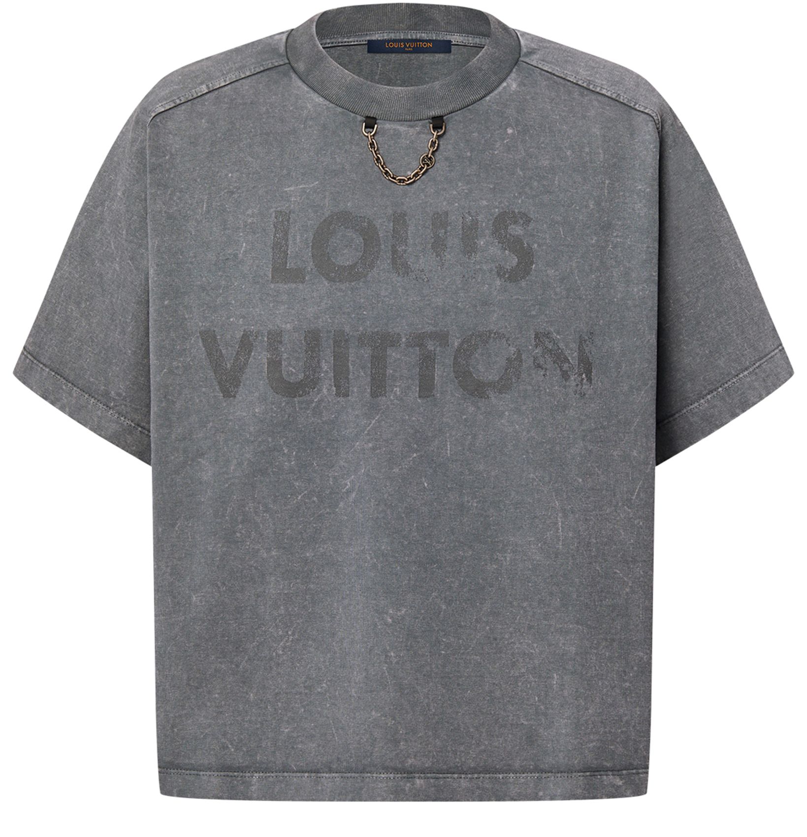 LOUIS VUITTON 빈티지 효과 티셔츠