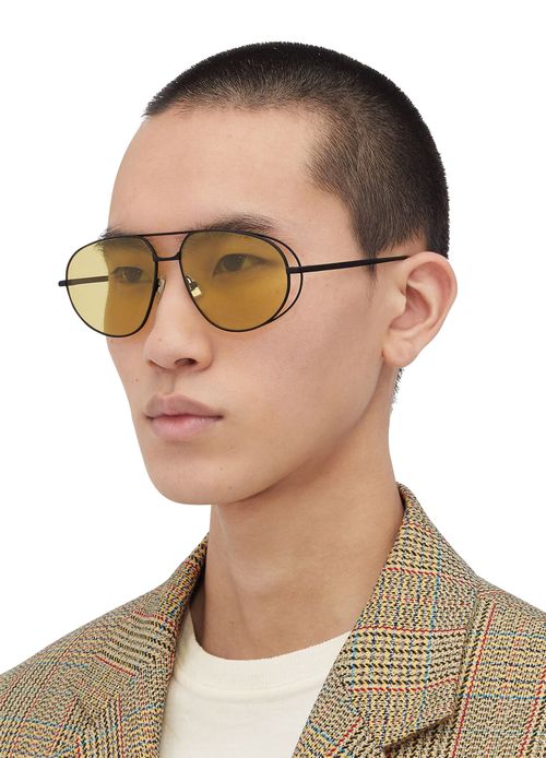 BOTTEGA VENETA Sonnenbrille aus Metall Classic Aviator