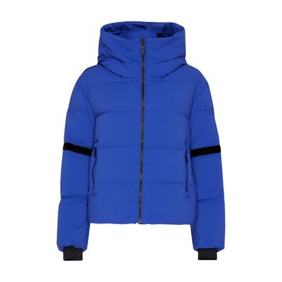 Fusalp Barsy Hooded Quilted Down Ski Jacket In Blue