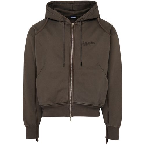 JACQUEMUS The Zip-up Camargue Sweater