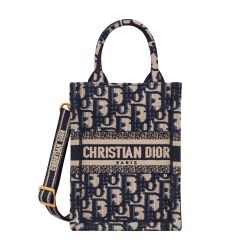 Women's Mini Dior Book Tote Phone Bag, DIOR