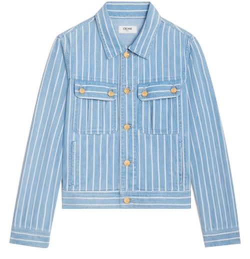 CELINE Trucker jacket in lightweight denim
