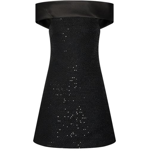 LOUIS VUITTON Dress W/ Square Flat Collar