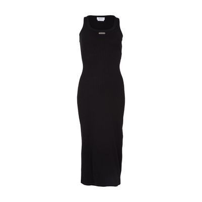 Jersey midi dress