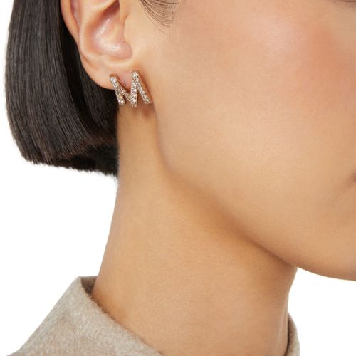 MAX MARA Boucles d'oreilles moyennes gros-grain