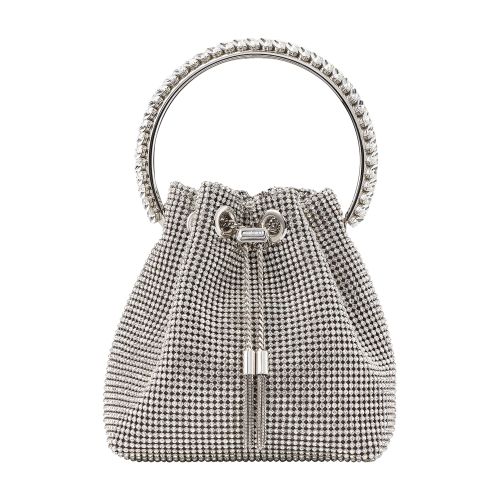 Satin Bon Bon bag with crystals